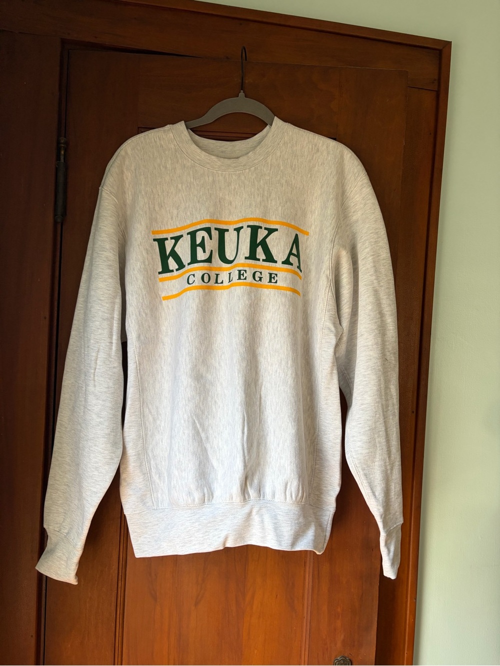 MV Sport Keuka College Gray Crewneck